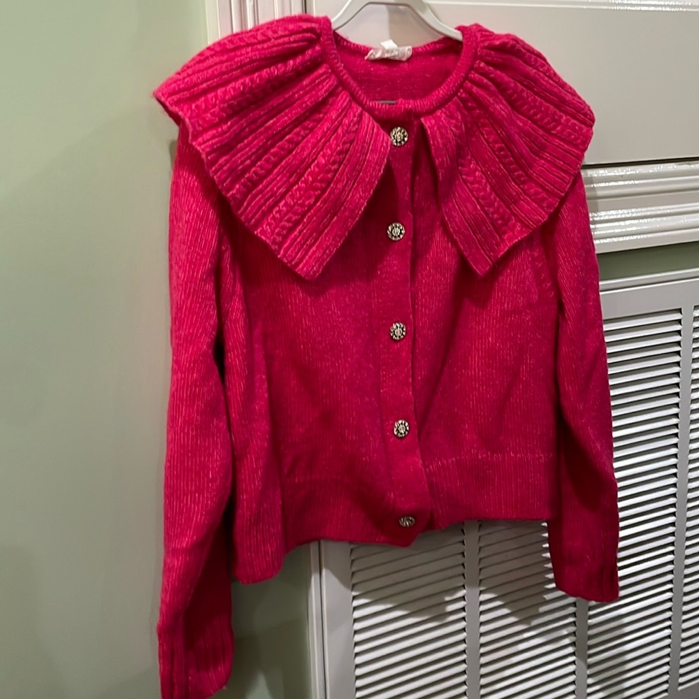 Hot pink sweater